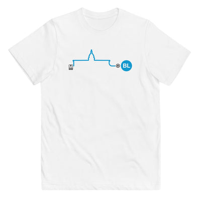 Blue Line Youth T-shirt - DCMetroStore