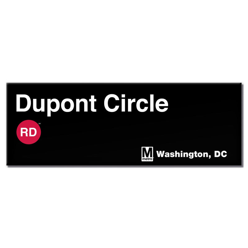 Dupont Circle Long Magnet - DCMetroStore