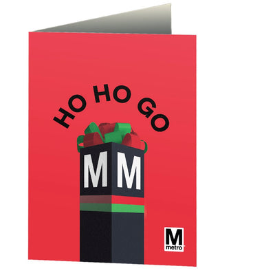 Ho Ho Go Holiday Cards (Set of 12) - DCMetroStore