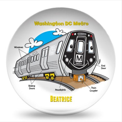 Metro Train Parts Plate - DCMetroStore