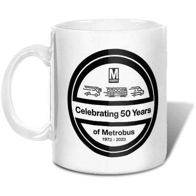 Metrobus 50th Anniversary Mug - DCMetroStore