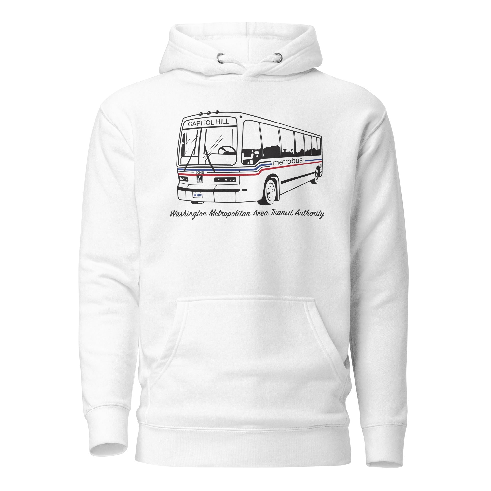 WMATA Metrobus Unisex Hoodie DCMetroStore