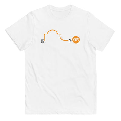 Orange Line Youth T-Shirt - DCMetroStore