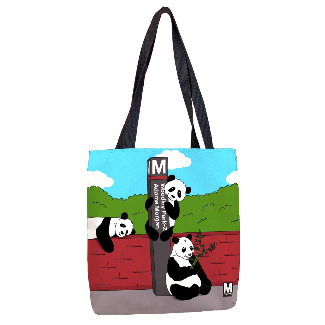 WMATA Panda Day Tote Bag DCMetroStore