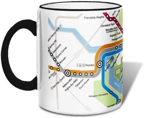 Paris Metro Map Coffee Mug Paris Mug France Mug Paris 