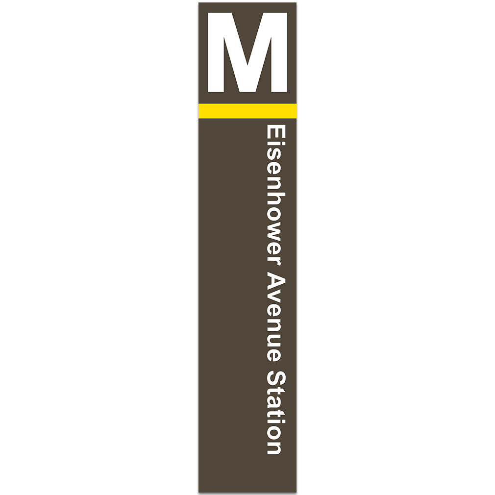 Washington Metro Eisenhower Avenue Mini Pylon Sign – DCMetroStore