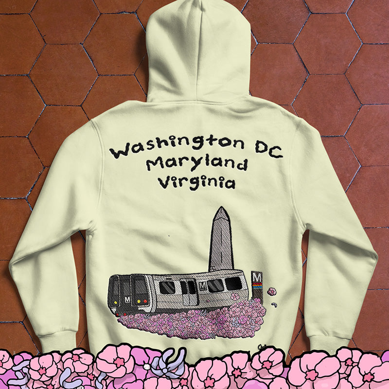 Metro x Chris Pyrate Train Embroidered Hoodie