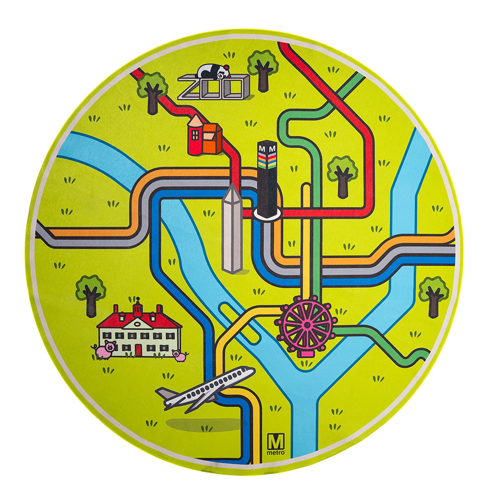 Metro Round Playmat Rug (5') – DCMetroStore