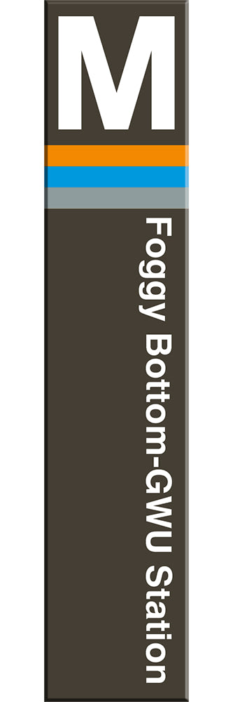 Foggy Bottom-GWU Acrylic Magnet