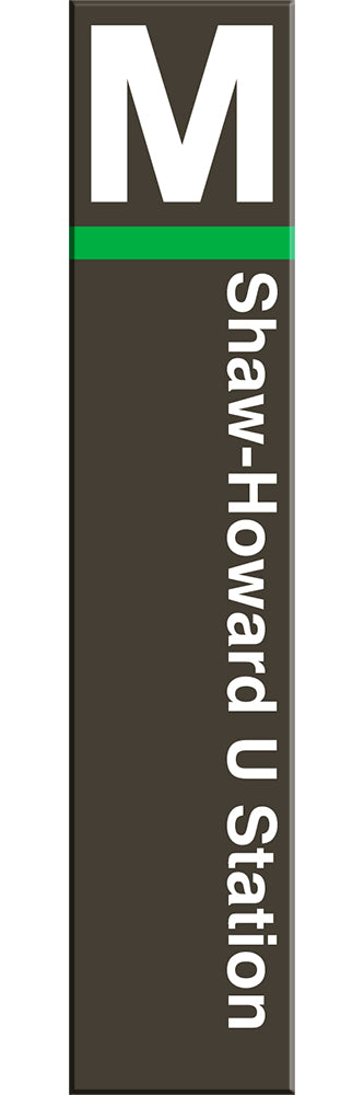 Shaw-Howard U Acrylic Magnet