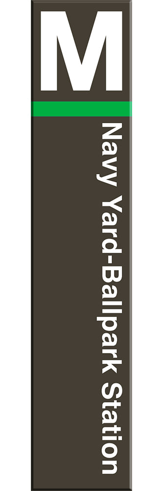 Navy Yard-Ballpark Acrylic Magnet