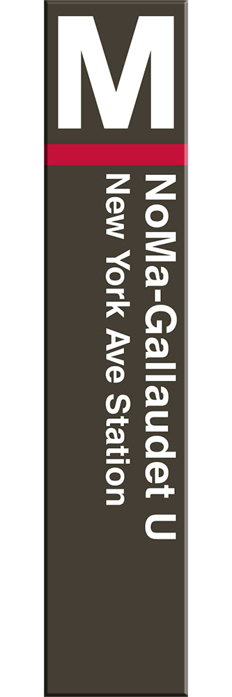 NoMa-Gallaudet U Acrylic Magnet