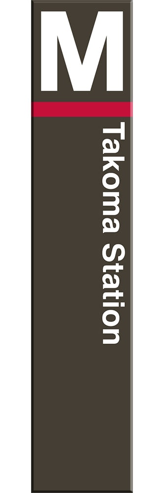 Takoma Acrylic Magnet