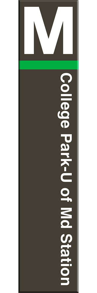 College Park-U of Md Acrylic Magnet