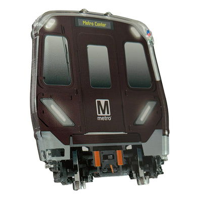 Metro Railcar Acrylic Magnet