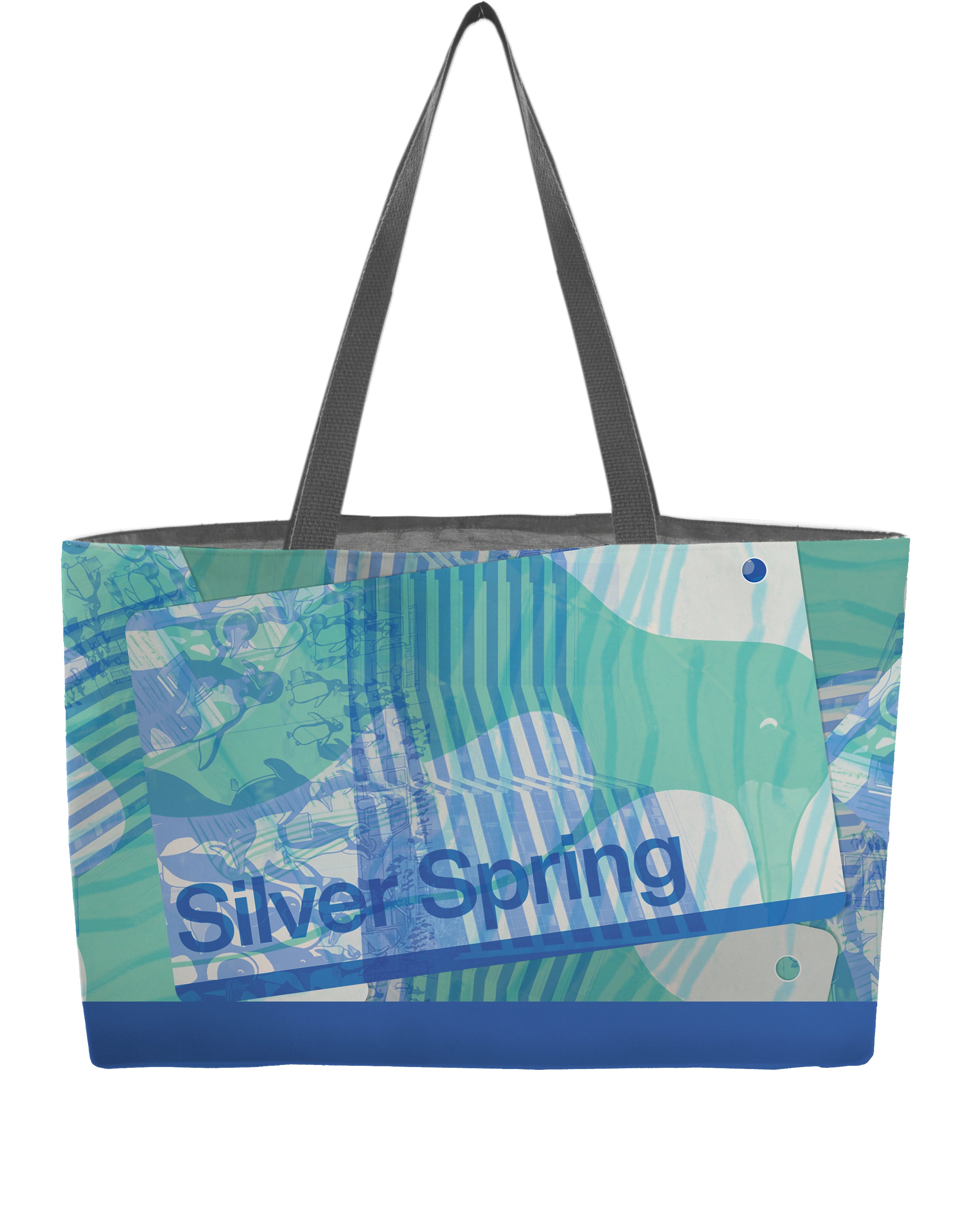 Silver Spring / Metro Rewind Everything Tote – DCMetroStore