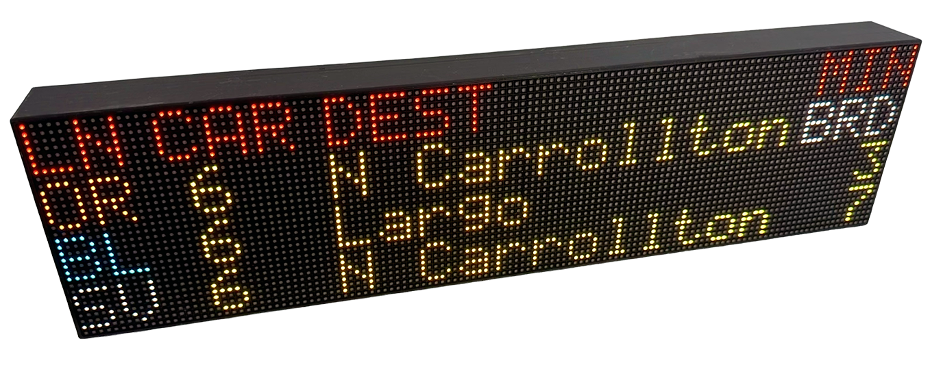 Wmata Warning Sign WMATA LED Arrival Sign – DCMetroStore