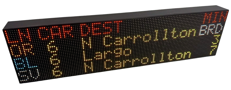 WMATA LED Arrival Sign – DCMetroStore