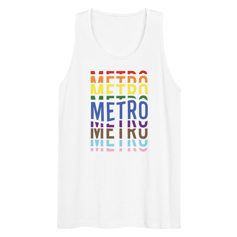 Metro Wavy Rainbow Tank Top