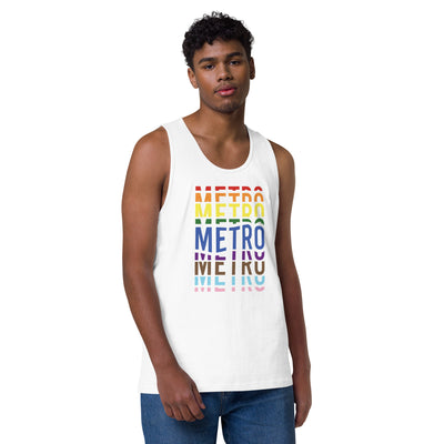 Metro Wavy Rainbow Tank Top