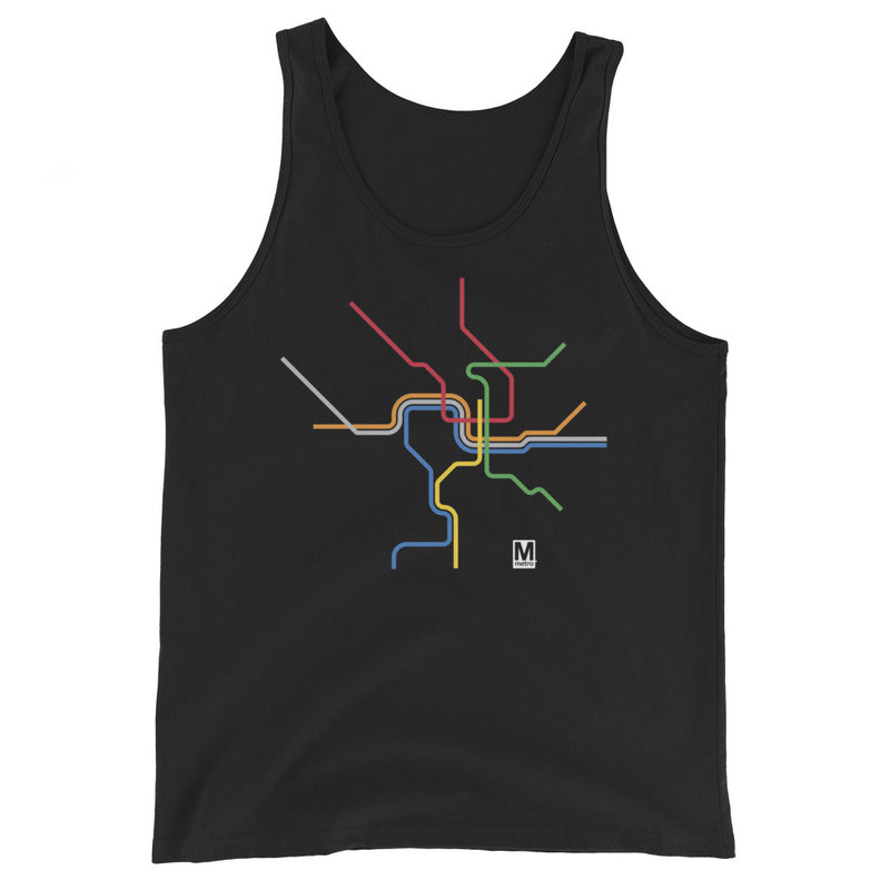 Modern Metro Lines Tank Top