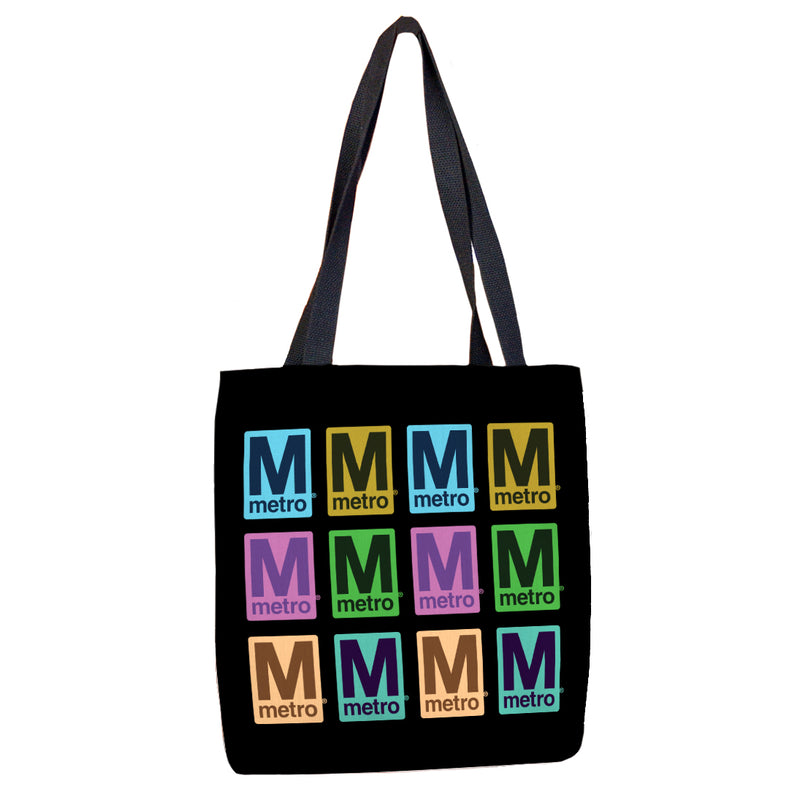 Metro Pop Art Logo Tote Bag