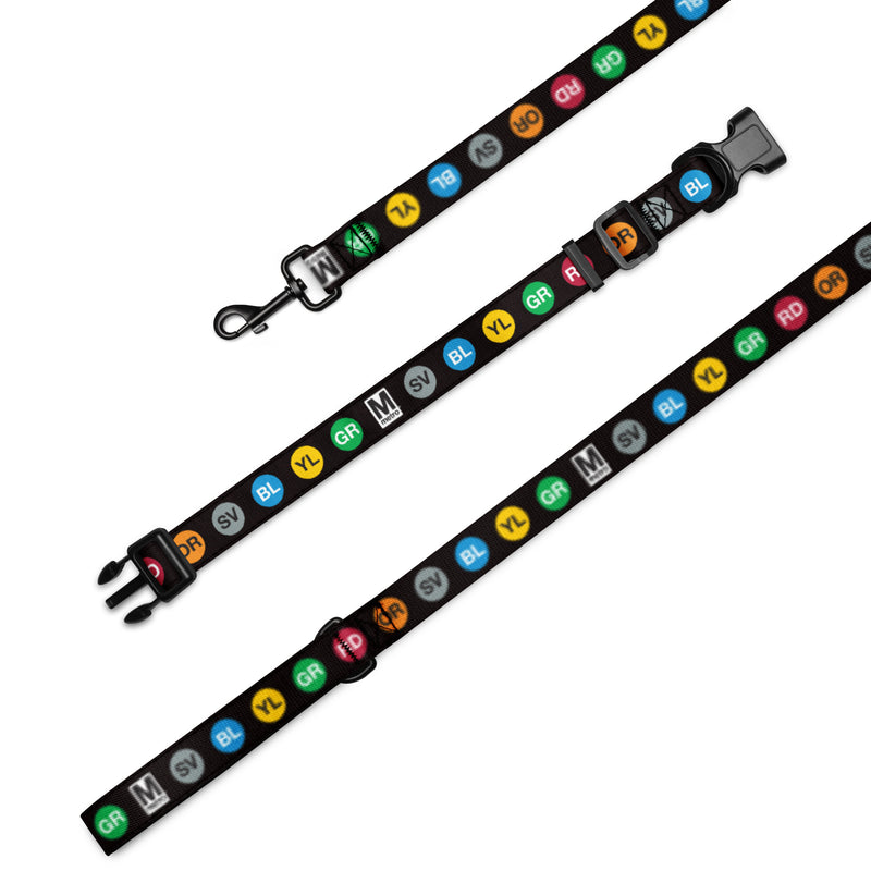 Metro Dots Pet Collar & Leash Set