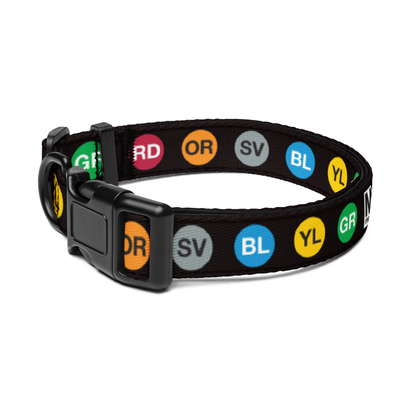 Metro Lines Pet Collar