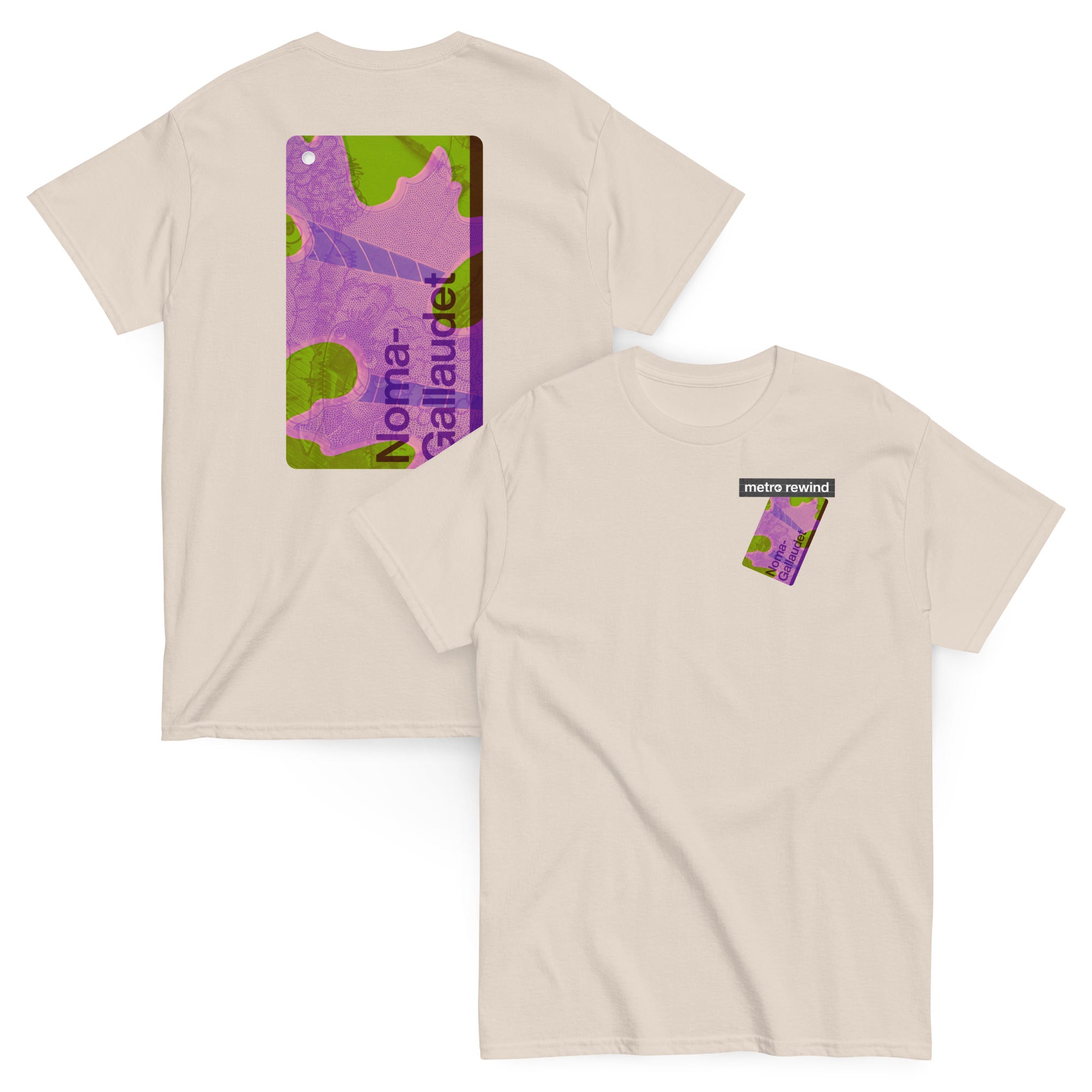 NoMa-Gallaudet U / Metro Rewind T-Shirt – DCMetroStore