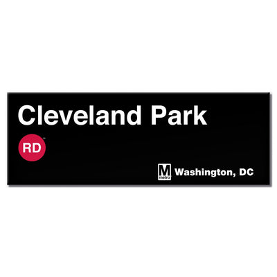 Cleveland Park Long Magnet - DCMetroStore