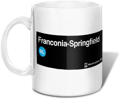 Franconia / Springfield Mug - DCMetroStore