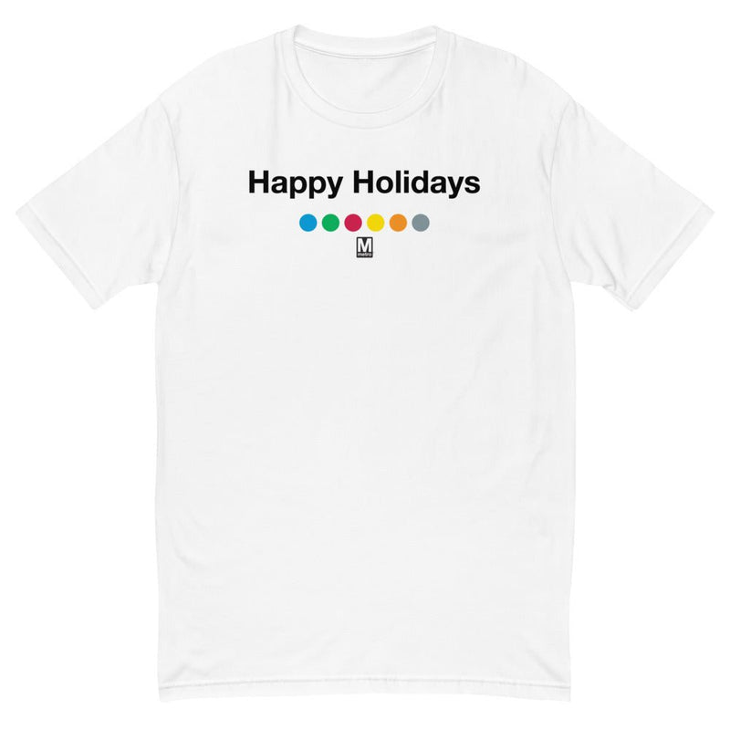 Happy Metro Holidays T-Shirt - DCMetroStore