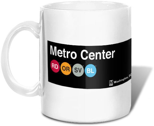 Metro Center Mug - DCMetroStore