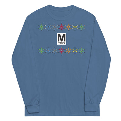 Metro Holiday Men’s Long Sleeve Shirt - DCMetroStore