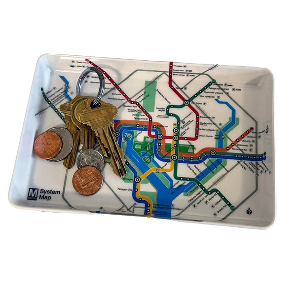 Metro Map Valet Tray - DCMetroStore