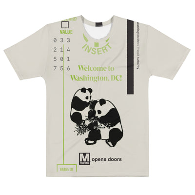 Metro Pandas Farecard T-Shirt - DCMetroStore