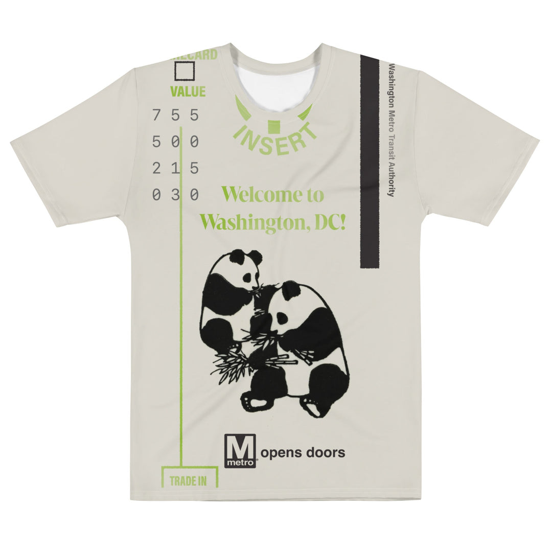Metro Pandas Farecard T-Shirt – DCMetroStore