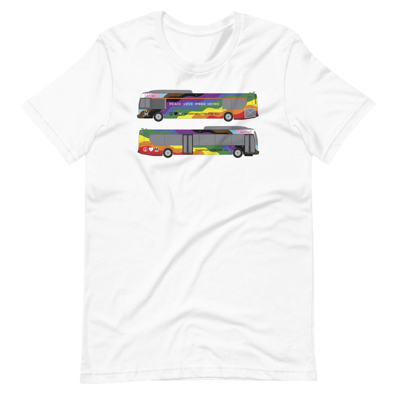 Metro Pride Bus T-Shirt - DCMetroStore