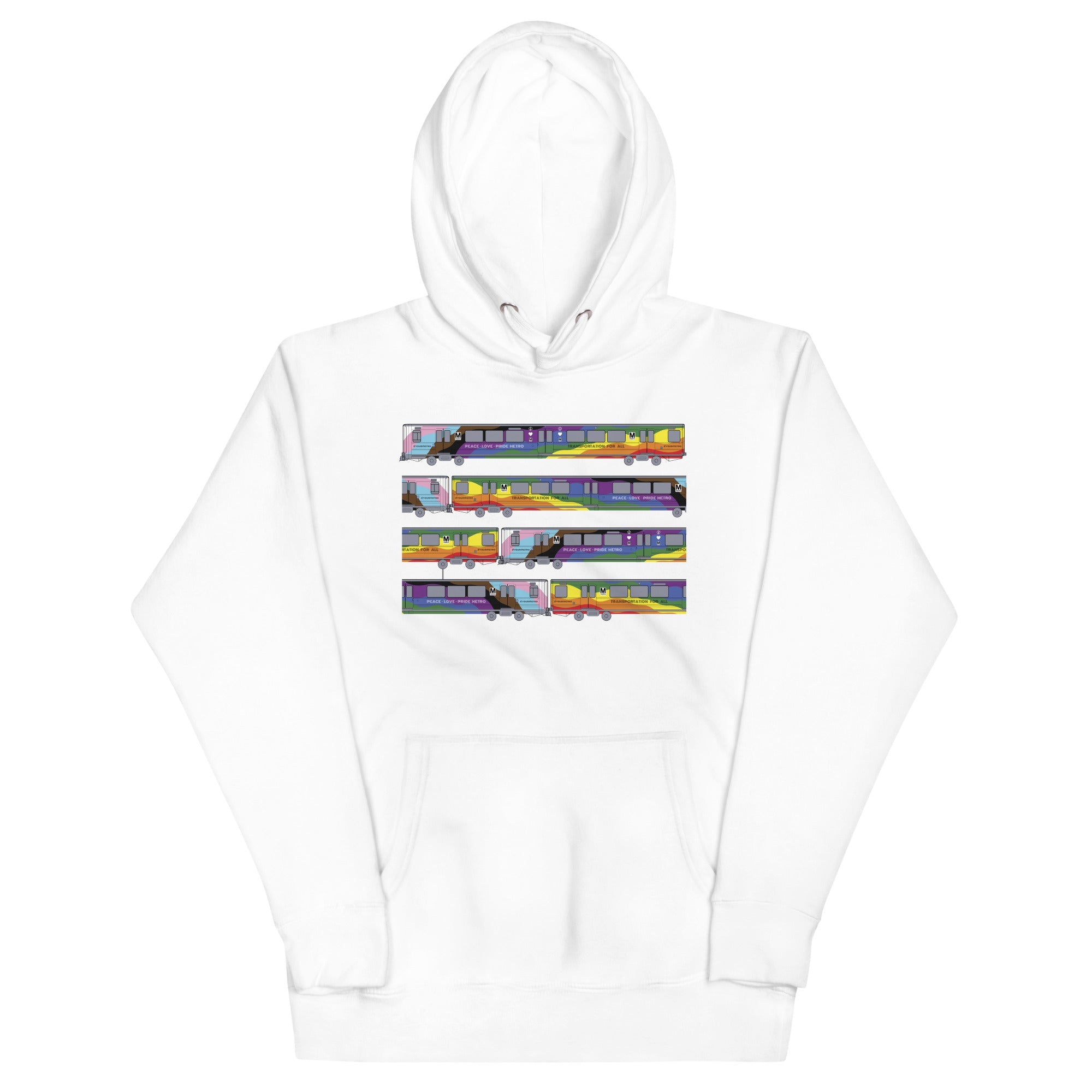 Metro Pride 2023 Train Unisex Hoodie – DCMetroStore