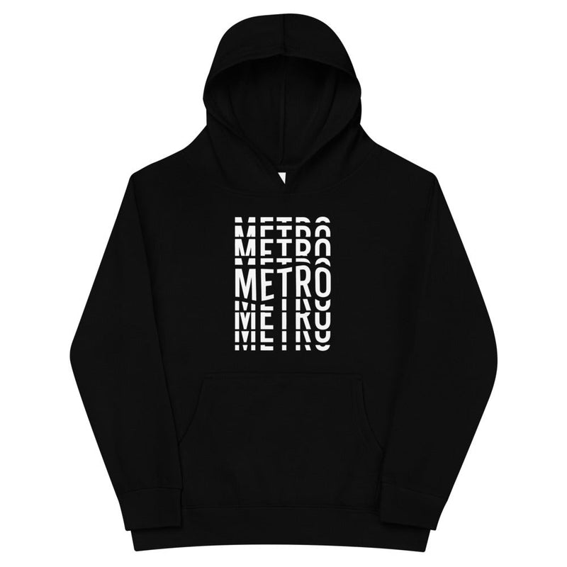 Metro Wavy (Dark) Kids Hoodie - DCMetroStore