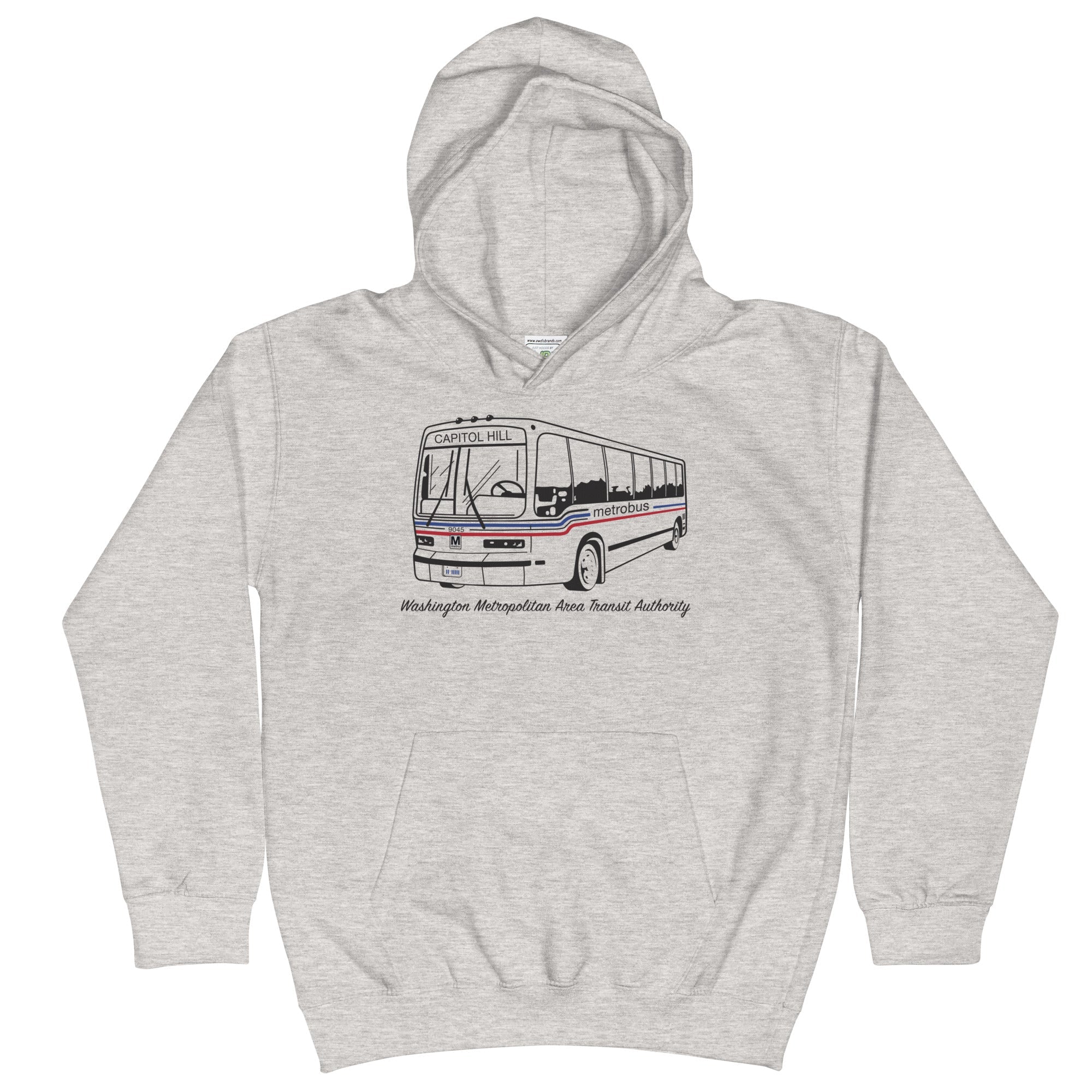 WMATA Metrobus Kids Hoodie – DCMetroStore