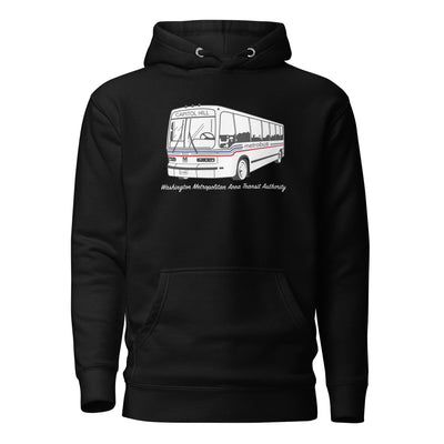 Metrobus Unisex Hoodie (on Black) - DCMetroStore