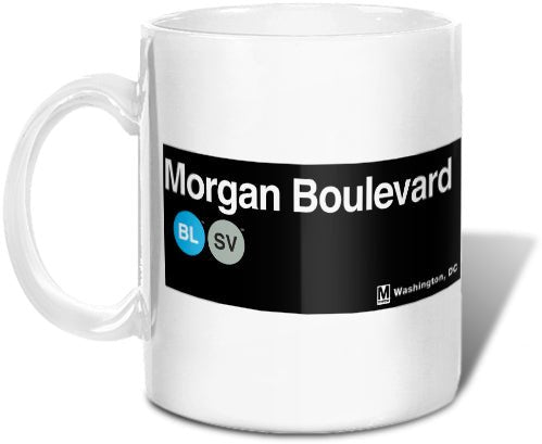 Morgan Blvd (Blue / Silver) Mug - DCMetroStore