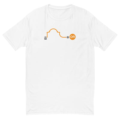 Orange Line T-Shirt - DCMetroStore