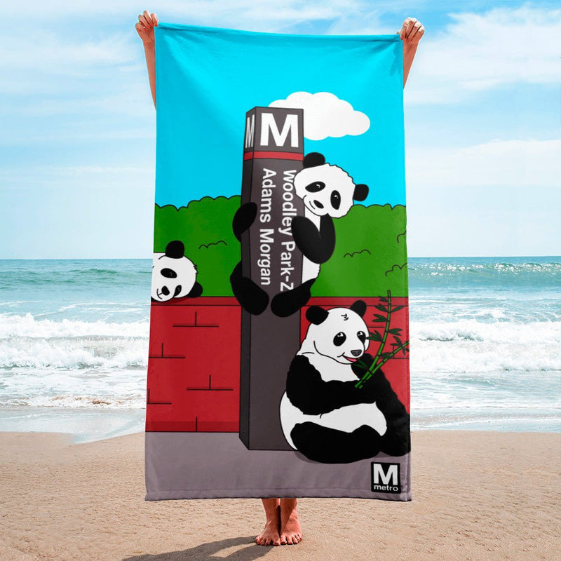 Panda Day Bath Towel - DCMetroStore