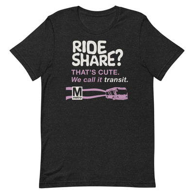 Rideshare? T-Shirt - DCMetroStore