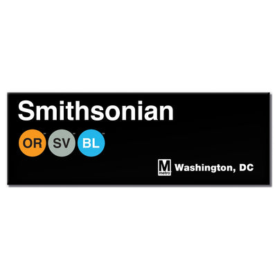 Smithsonian Long Magnet - DCMetroStore