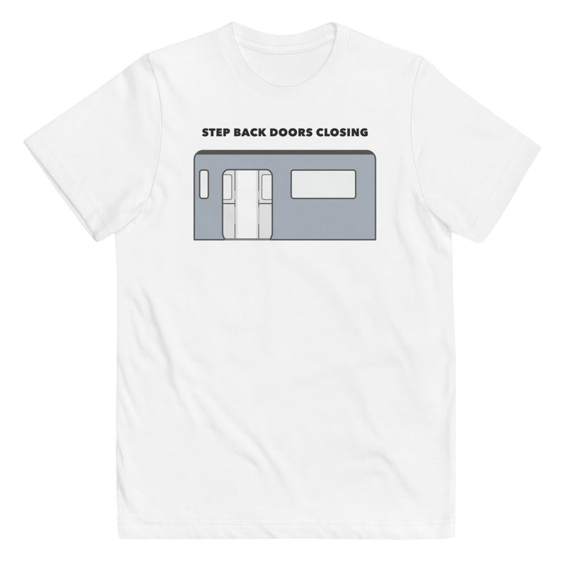 Step Back Doors Closing Youth T-Shirt - DCMetroStore
