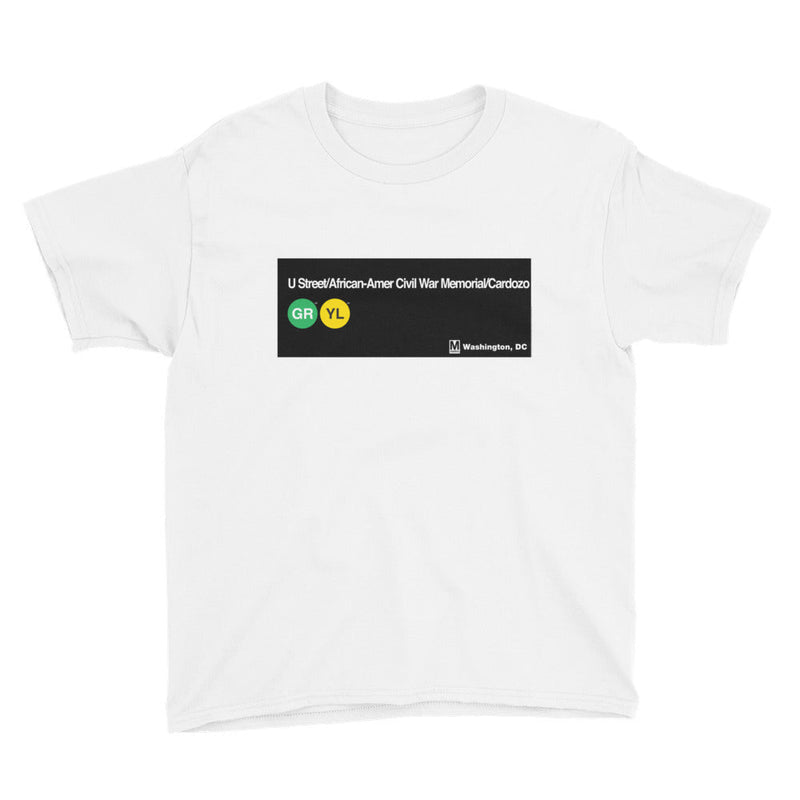 U St / African-Amer Civil War Memorial / Cardozo Youth T-Shirt - DCMetroStore
