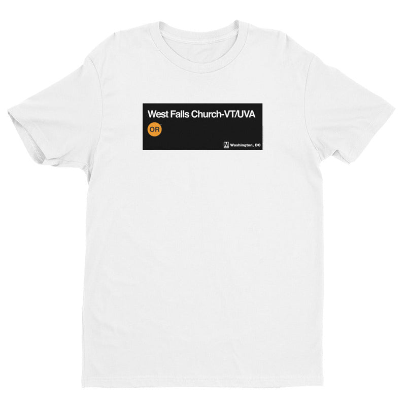 West Falls Church (VT / UVA) T-shirt - DCMetroStore